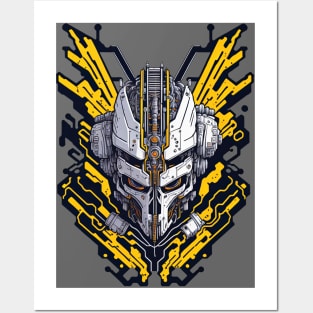 Mecha Skull S01 D68 Posters and Art